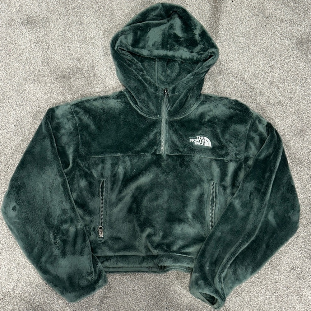 The North Face Green Fleece Hoodie
